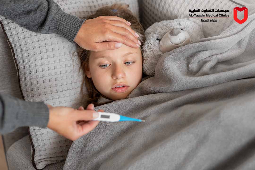 دليل الأمهات للتعامل مع ارتفاع درجة الحرارة عند الاطفال